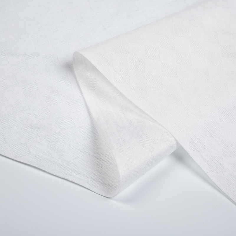 Bambu fiber stor fyrkantig semi-cross spunlace nonwoven